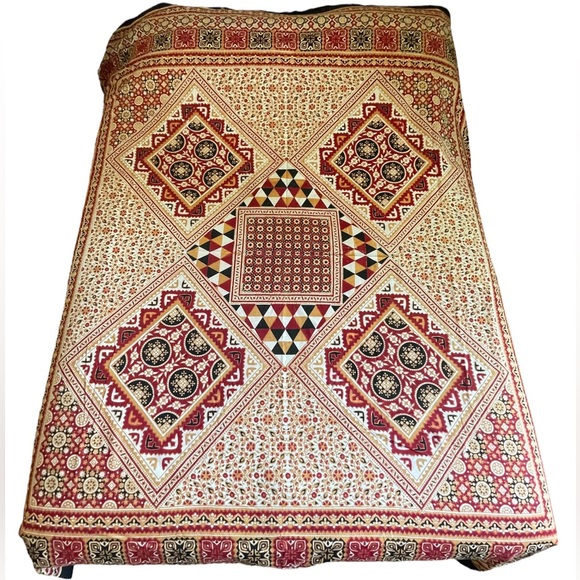 Other - Sewing fabric: block printed tablecloth & 4 place mats